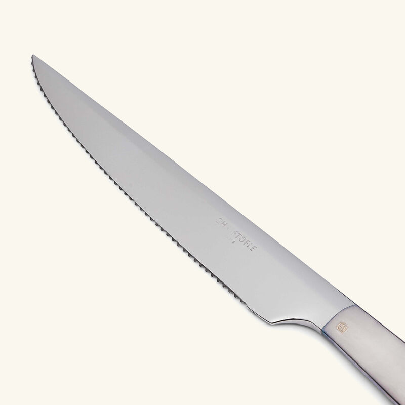 christofle infini steak knife silver plated
