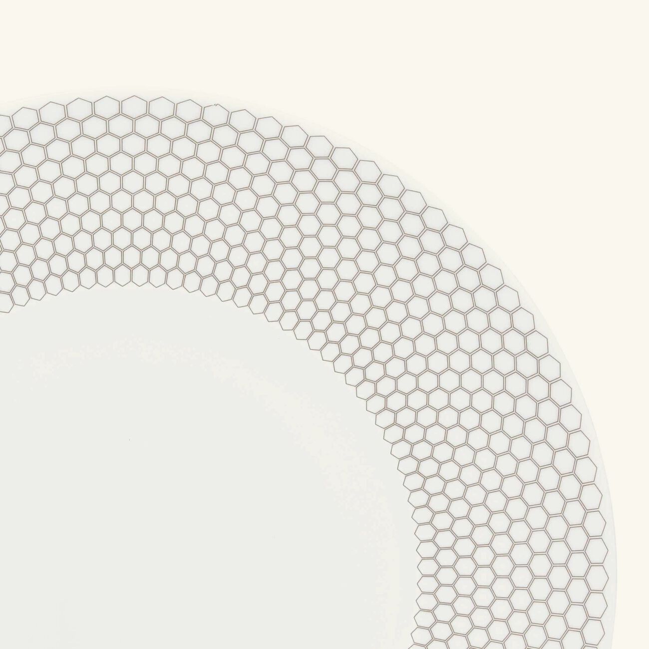 christofle madison 6 dessert plate round grey 21cm