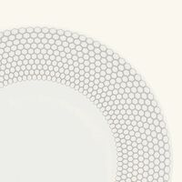 christofle madison 6 dessert plate round grey 21cm