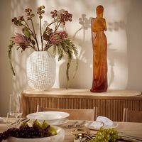 Lys d’Eau Sculpture Extra Large Brown daum lys d eau sculpture extra large brown