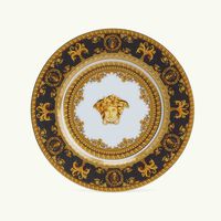 I Love Baroque Nero Bread & Butter Plate Round Black 27cm versace i love baroque nero bread butter plate round black 27cm
