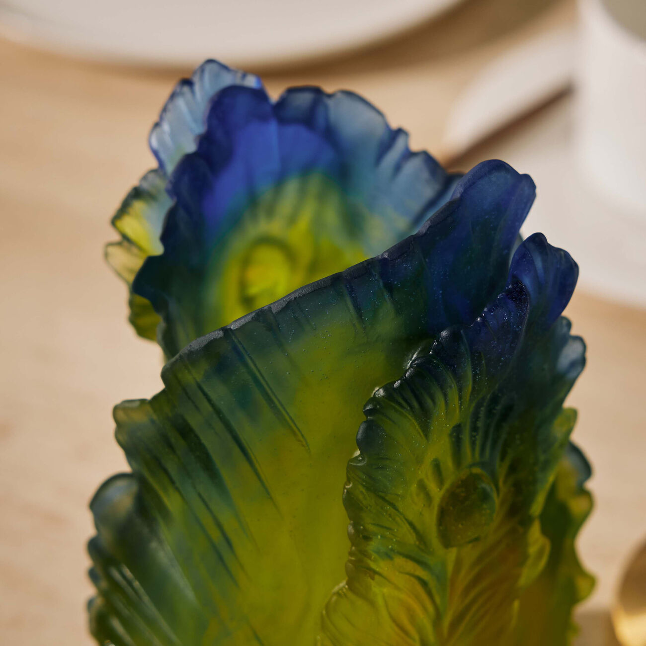 دوم مزهرية فلور دو باون إكزوتيك صغيرة باللون الأخضر   إصدار محدود