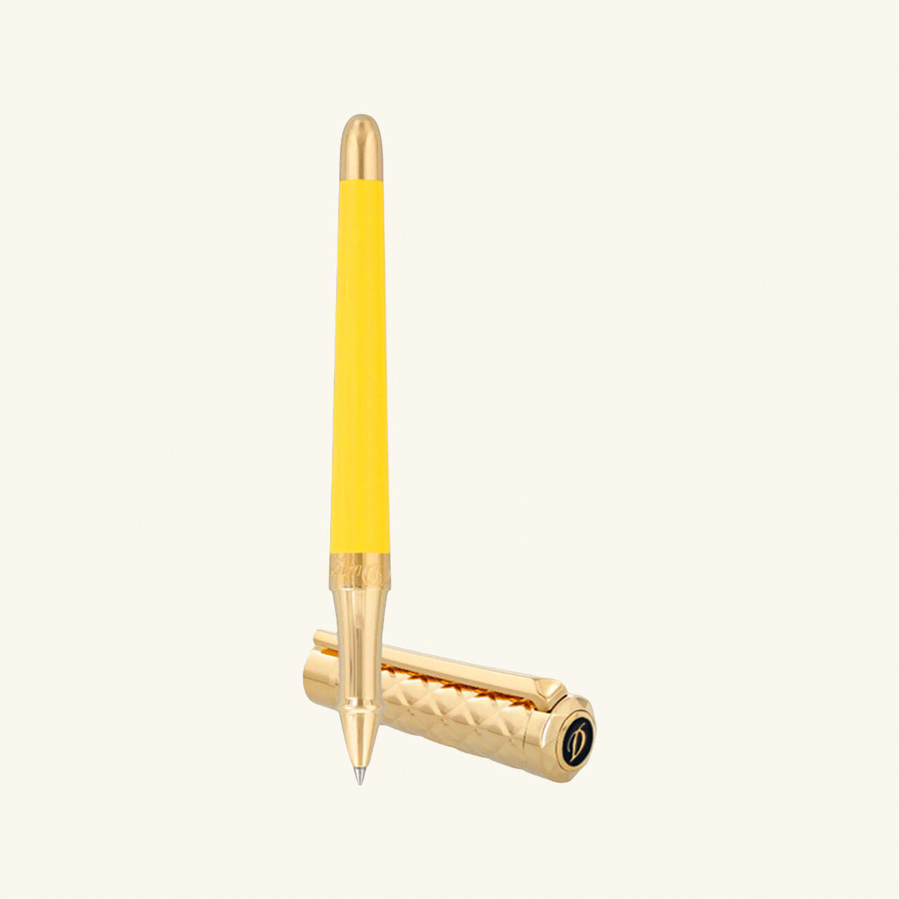 Liberte Rollerball Pen Yellow st dupont liberte rollerball pen yellow