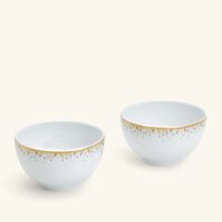 هافيلاند طقم سوفل دور المؤلف من وعائين للحساء باللون الذهبي 9 سم