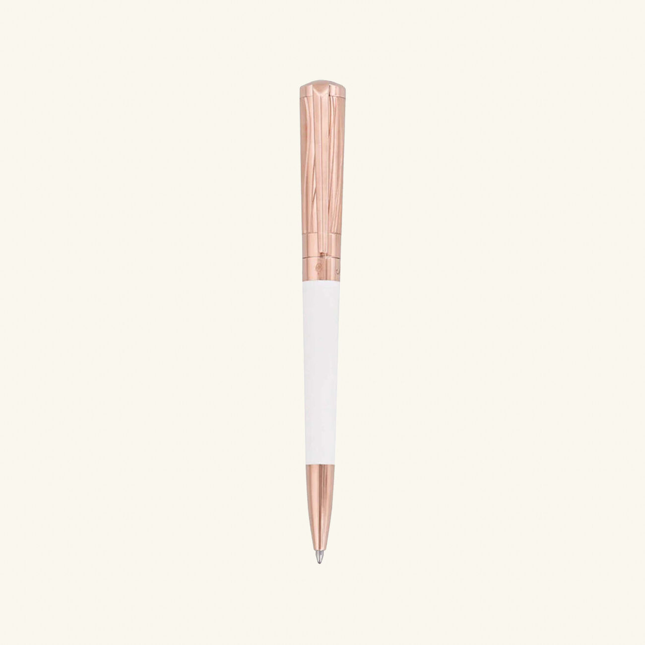 Liberte Ballpoint Pen White st dupont liberte ballpoint pen white