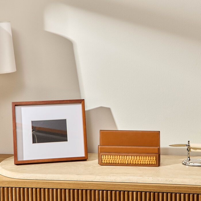 ralph lauren home bailey letter rack brown