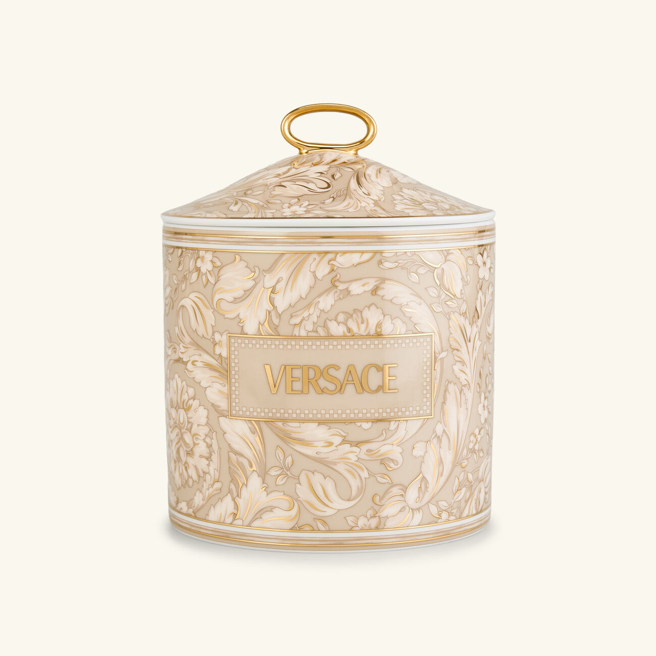 Barocco Storage Box Beige versace barocco storage box beige