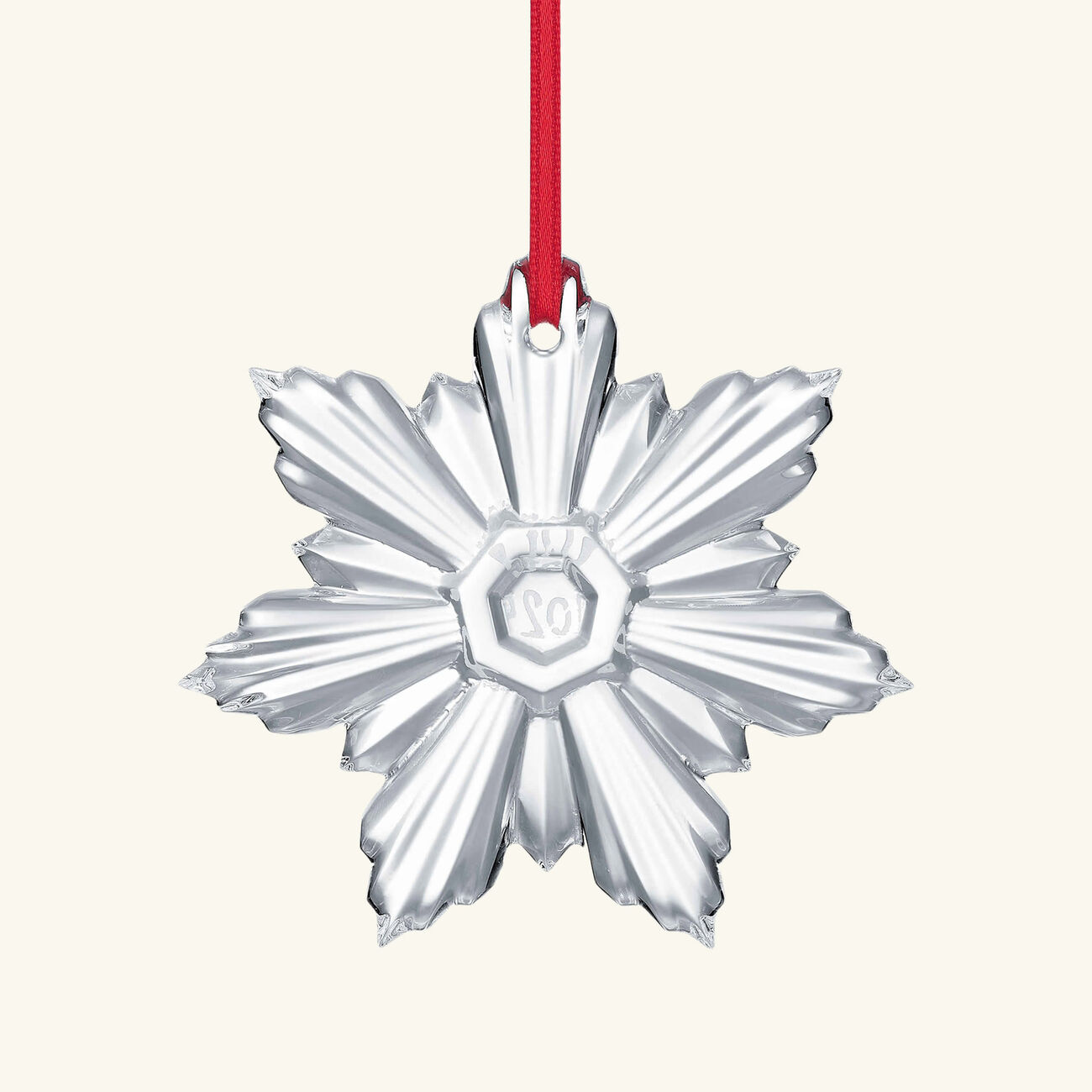 باكارا قطعة الزينة الشفّافة نويل 2025 بالحجم الصغير