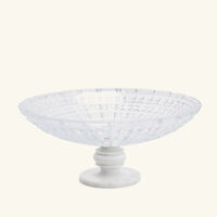 baccarat new antique centerpiece white limited edition