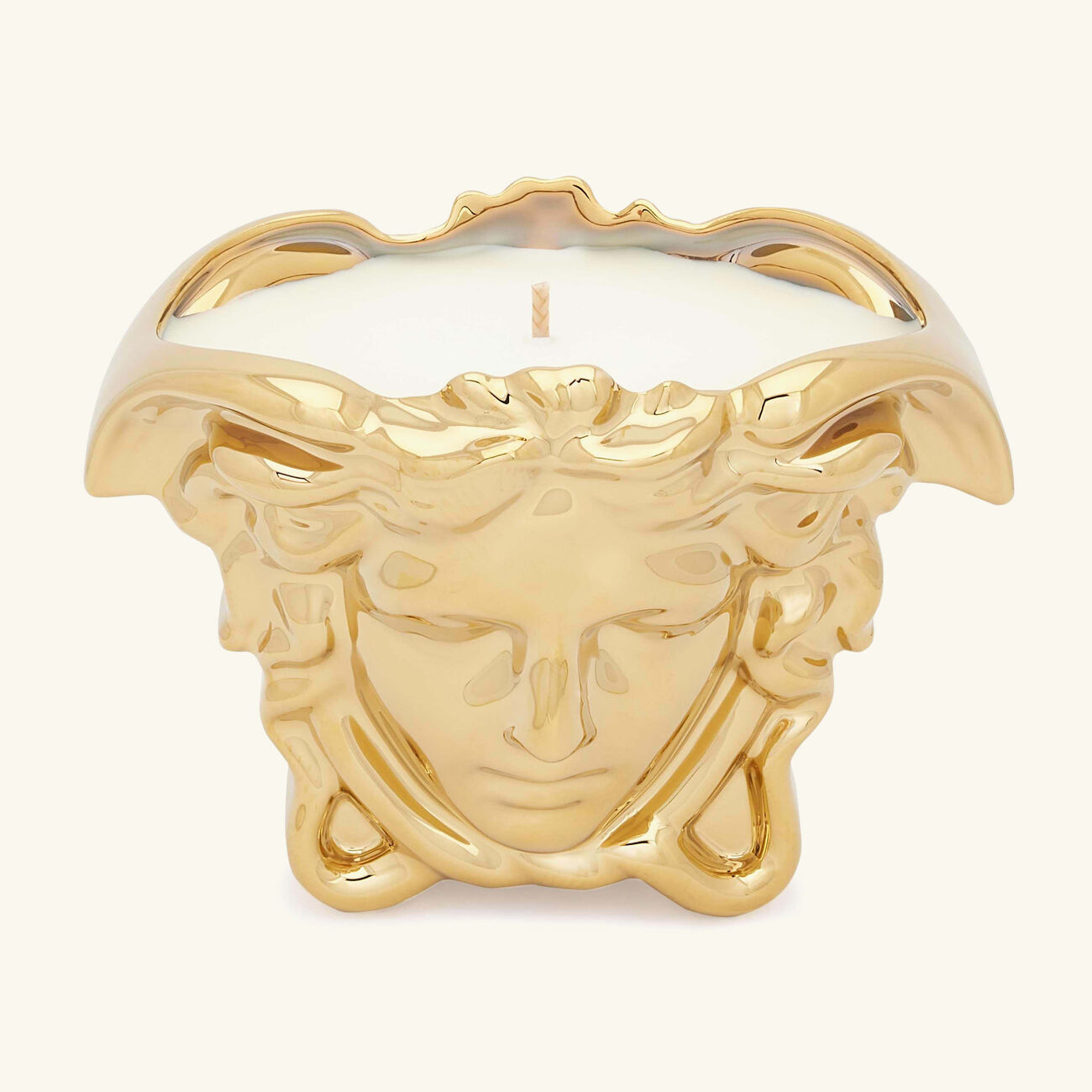 versace medusa grande candle gold