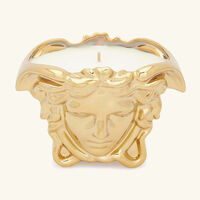 versace medusa grande candle gold