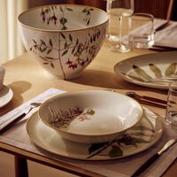 bernardaud jardin indien serving platter round green 32cm