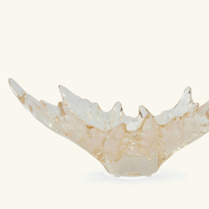 Champs-Élysées Centerpiece Large Gold lalique champs lys es centerpiece large gold