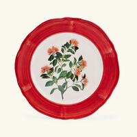 Sultan Garden Dinner Plate Round Red les ottomans sultan garden dinner plate round red