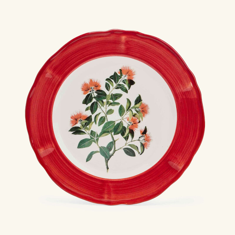 Sultan Garden Dinner Plate Round Red les ottomans sultan garden dinner plate round red