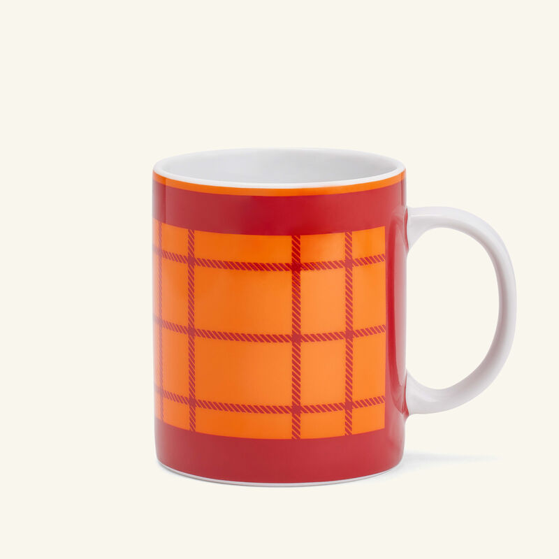 Tartan Mug Red etro tartan mug red