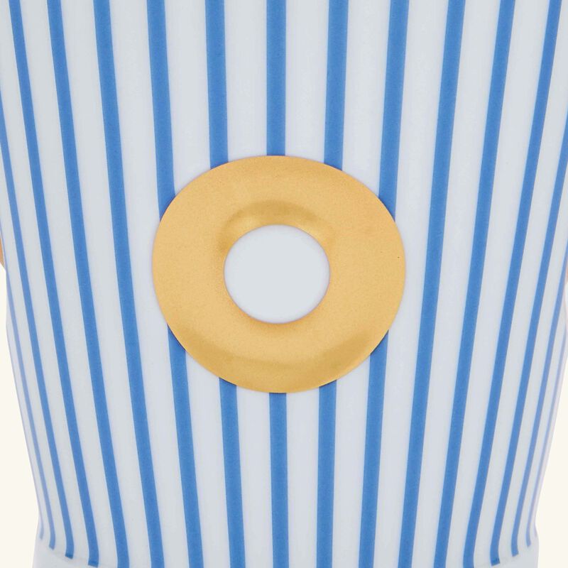 bernardaud delphos eolie drinking glass blue