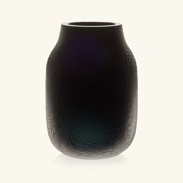 روكل مزهرية هيروين ميريه مستديرة كبيرة باللون الدخاني