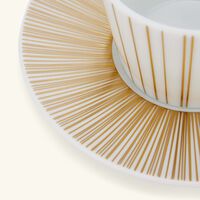 bernardaud sol coffee cup   saucer gold