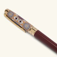st dupont alhambra medium eternity ballpoint pen red