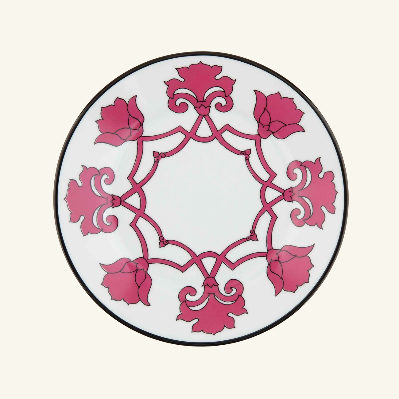 Jaipur Dessert Plate Round Pink 21cm pinto paris jaipur dessert plate round pink 21cm