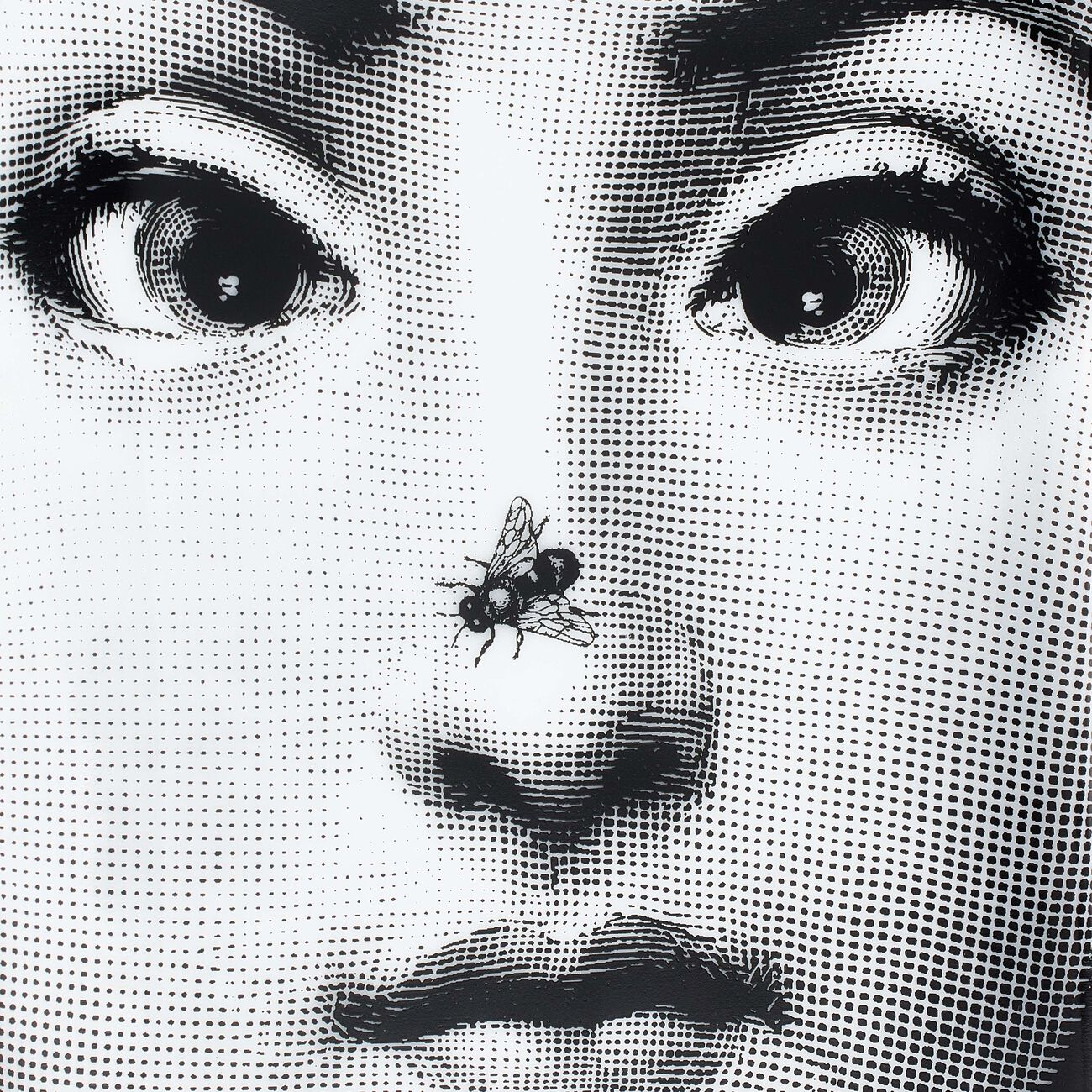 fornasetti tema e variazioni no 363 ashtray rectangular grey