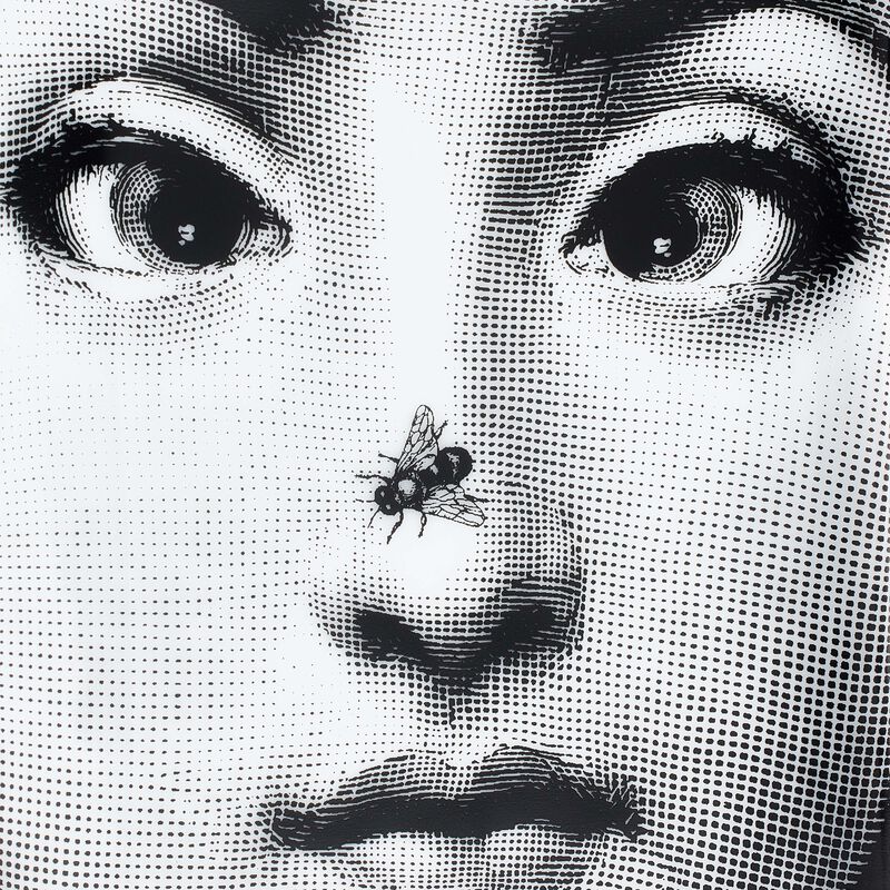 fornasetti tema e variazioni no 363 ashtray rectangular grey