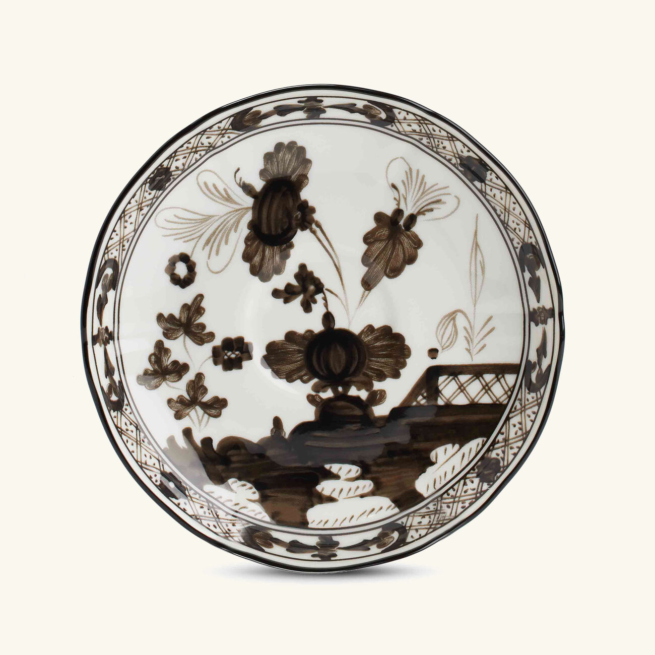 جينوري 1735 صحن القهوة أنتيكو دوتشيا أسود