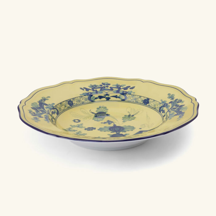 جينوري 1735 طبق الحساء أوريينتي إيتاليانو تشيترينو أصفر 24 سم