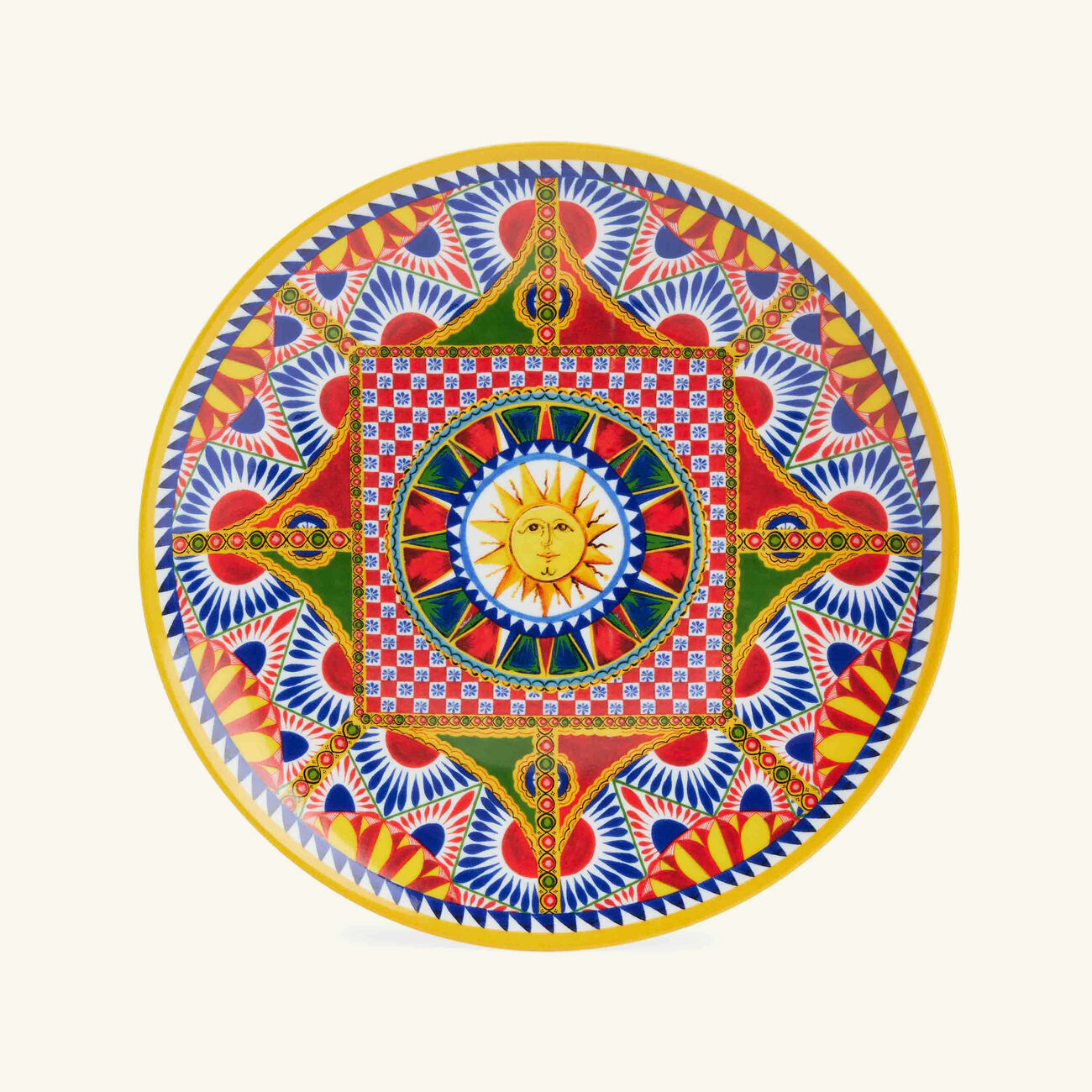 Carretto Dinner Plate Round 26cm Set Of 2 dolce gabbana casa carretto dinner plate round 26cm set of 2