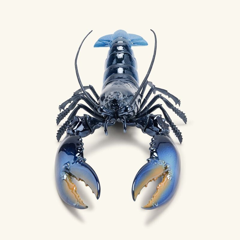Lobster Sculpture Large Blue lladro lobster sculpture large blue