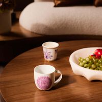 bernardaud in bloom mug pink