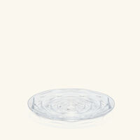 baccarat swing plate round clear 18cm