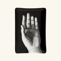 fornasetti mano ashtray rectangular small black