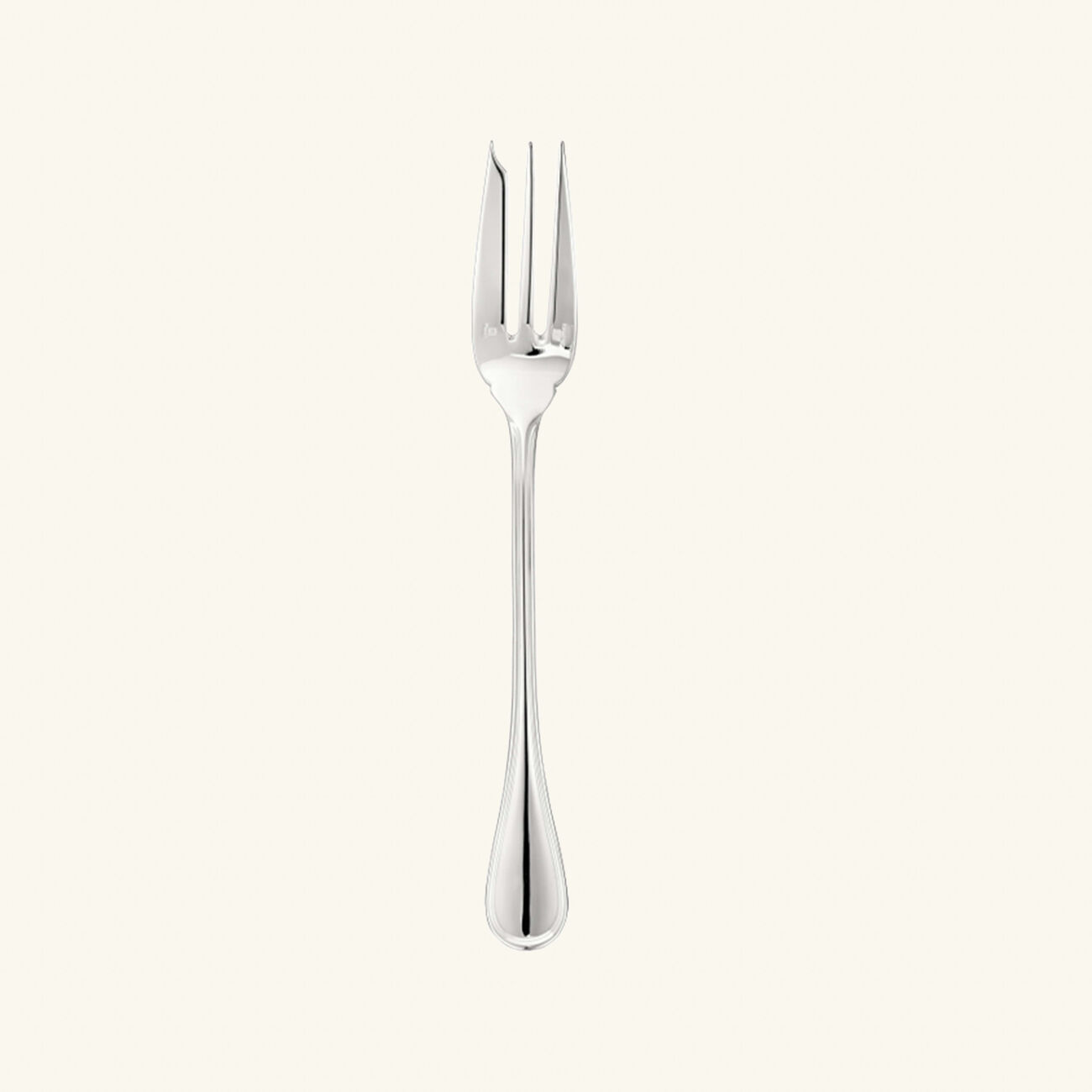 christofle albi serving fork silver plated