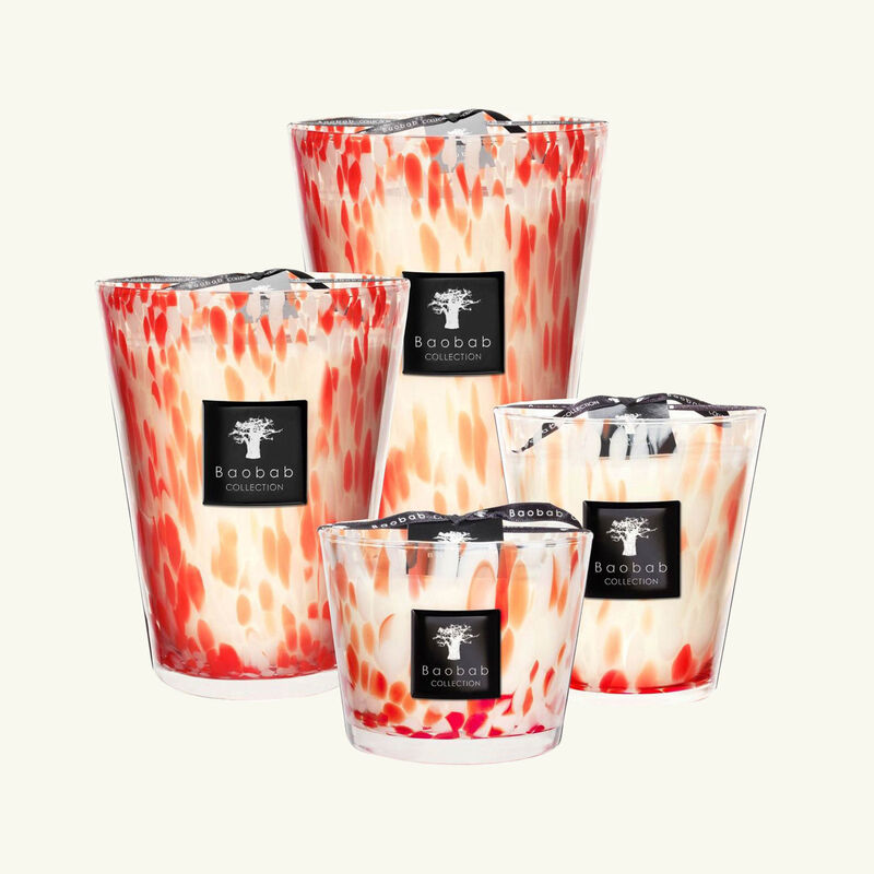 Pearls Coral Candle Maxi Max baobab collection pearls coral candle maxi max