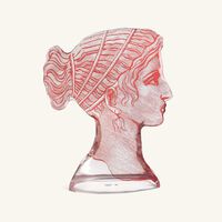 Grand Tour Goddess Bust Sculpture Extra Large Red jonathan adler grand tour goddess bust sculpture extra large red