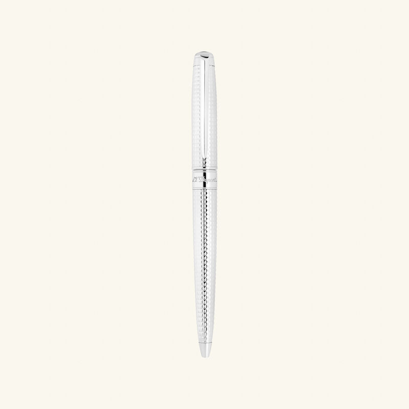 st dupont eternity ballpoint pen silver