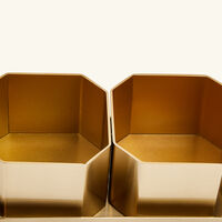 إيرا أودايبور طقم توتا مخواص مؤلف من علبتين باللون الذهبي