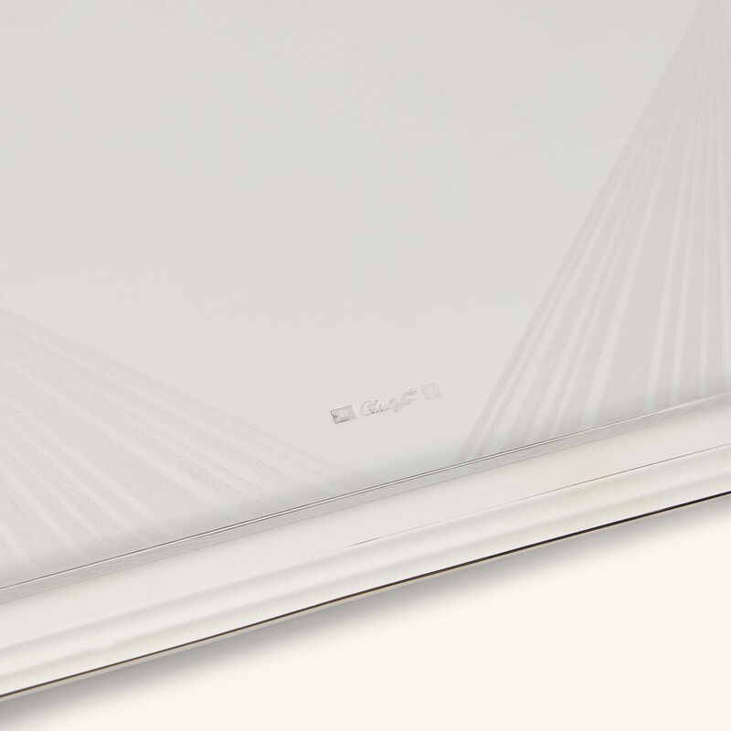 كريستوفل صينية أفير سبيسيال مستطيلة صغيرة مطلية بالفضة لياسمين الملا