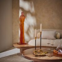 daum le retour sculpture medium orange limited edition