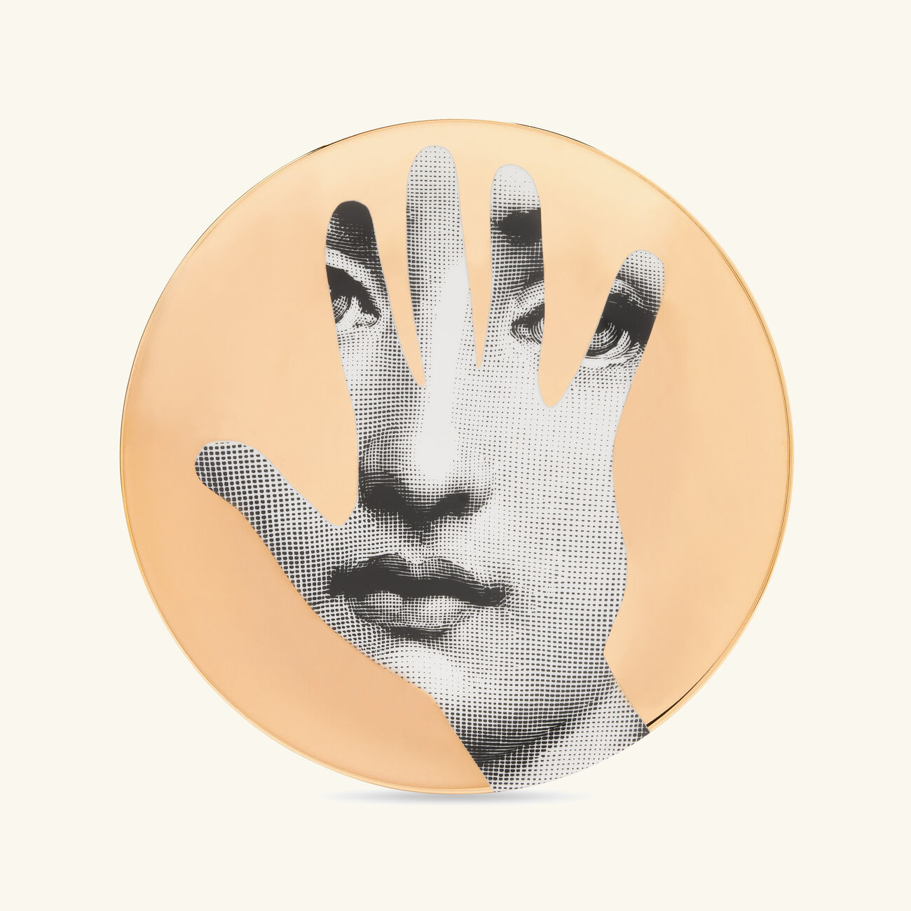 فورناسيتي طبق تزيين الجدار تيما إي فاريازيوني 15 باللون الذهبي