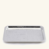christofle graffiti serving tray rectangular medium silver plated