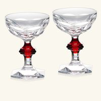 باكارا طقم هاركورت 1841 مؤلف من كأسي مشروب باللون الأحمر