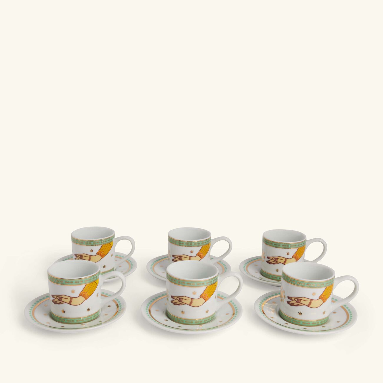 Hessa Espresso Cup Set Of 6 silsal hessa espresso cup set of 6