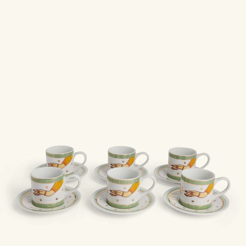 Hessa Espresso Cup Set Of 6 silsal hessa espresso cup set of 6