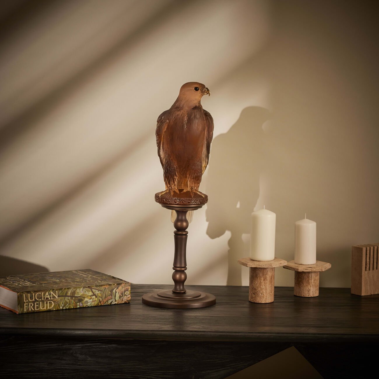 Faucon Gerfaut Sculpture Extra Large Brown Limited Edition daum faucon gerfaut sculpture extra large brown limited edition