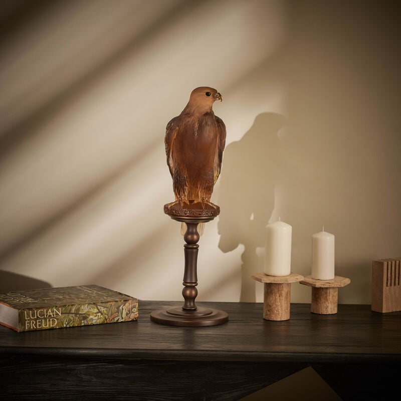 Faucon Gerfaut Sculpture Extra Large Brown Limited Edition daum faucon gerfaut sculpture extra large brown limited edition