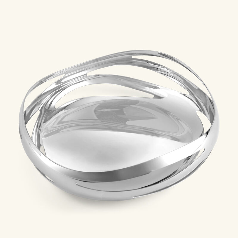 georg jensen cobra bread   fruits plate round clear