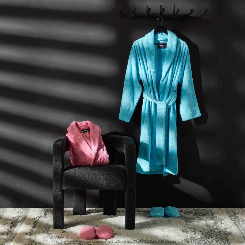 versace la vacanza bath robe extra large blue
